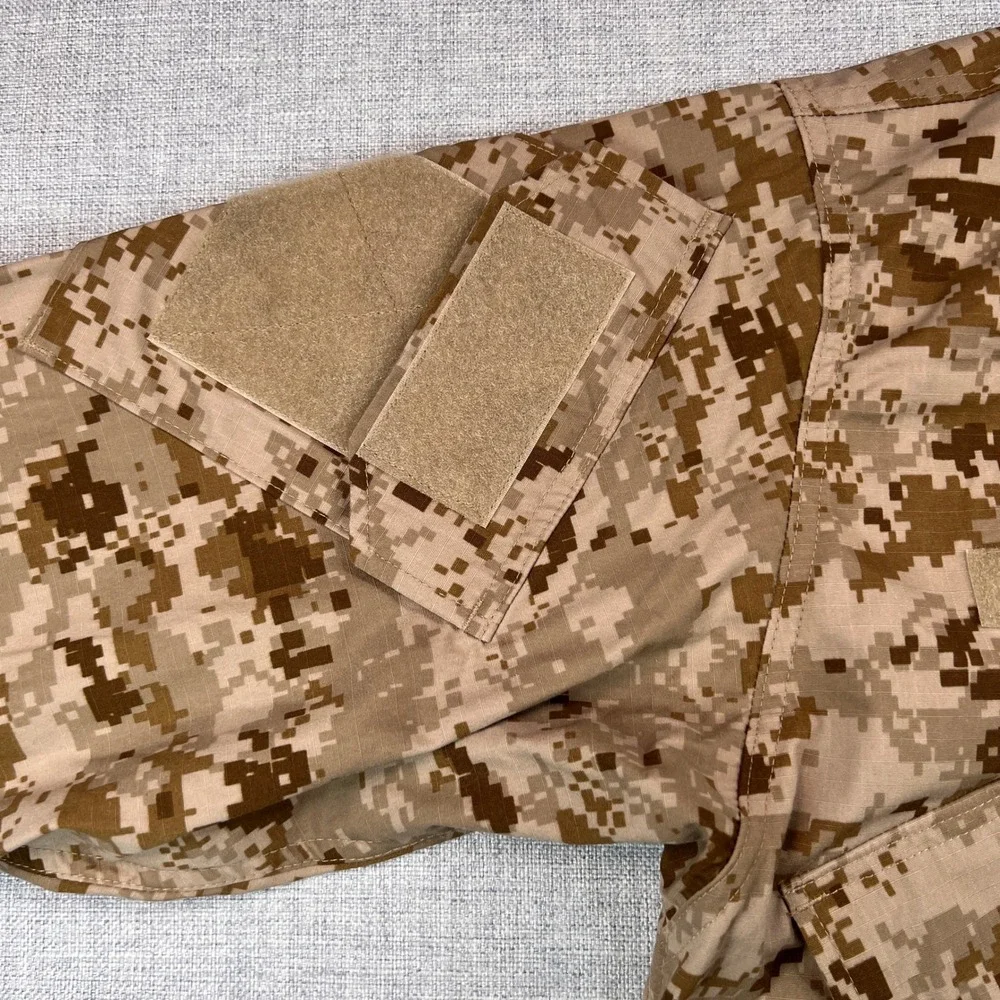 Crye‎ Precision Navy Custom Field Shirt Men XL Desert Camo Tactical SEAL AOR1